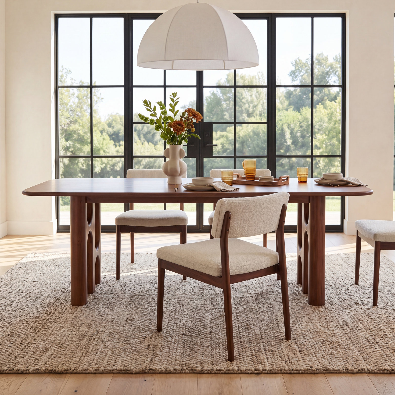 Kaelee 87" Acacia Dining Table