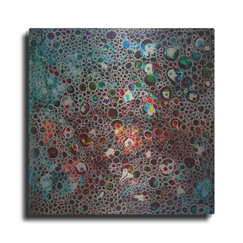 Art mural en métal Wrought Studio ™ «Dimension 1» par Hilary Winfield, H 24 po x l 24 po