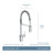 Moen Align MotionSense Wave Single Handle Spring Pulldown Kitchen Faucet with Power Clean Technology-40806721