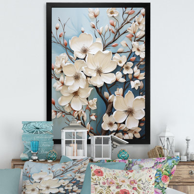 Dogwood Field Pointillism Collage V - impression