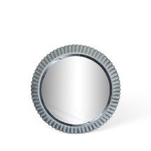 Garden Floral Round Iron Mirror