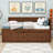 Wood Daybed with Drawers and Shelves-1807396034-1807396035