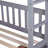 Rubber Wood Bunk Bed With 2 Drawers, Convertible Into 2  Beds,  Bunk Bed With Ladder And Safety Guardrails ,-1908380273-1908380272