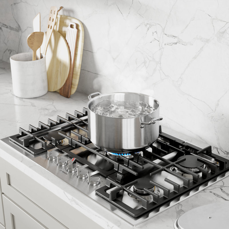 800 Series,30' Gas Cooktop,5 Burner,SS