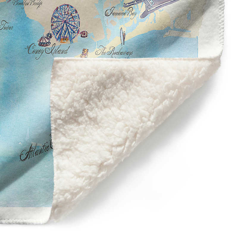  Couverture New York, 51 po x 60 po