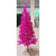 Artificial Tinsel Christmas Tree - Pink - Clear Lights-1424440489-1424440490