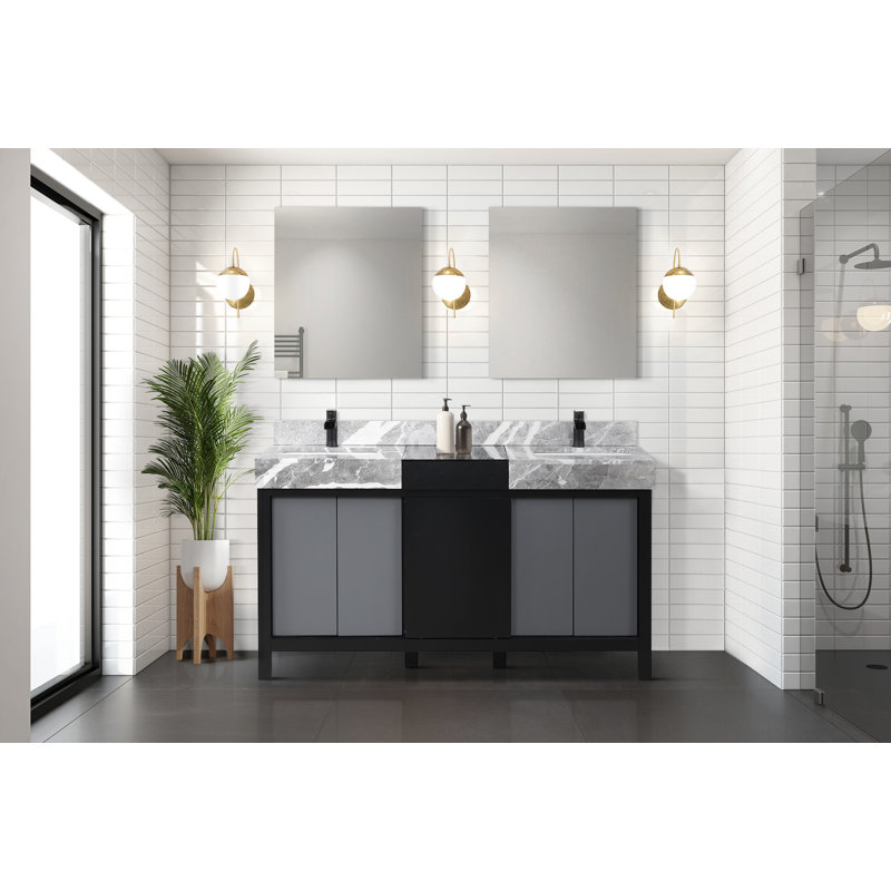 Meuble-lavabo de 60 po Lexora Zilara