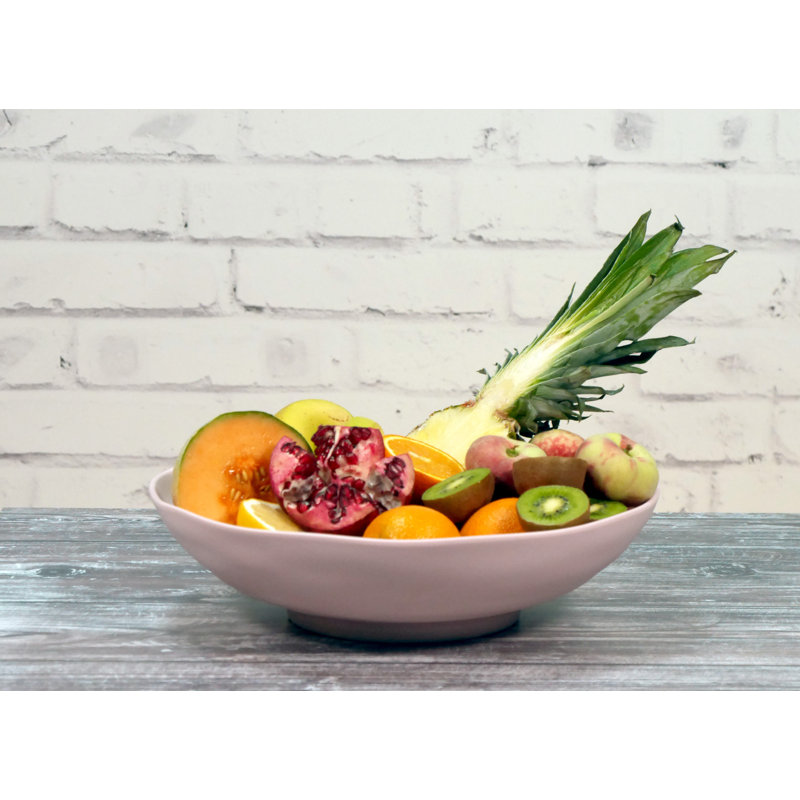 Host Pigment Melamine Salad Bowl, Pink
