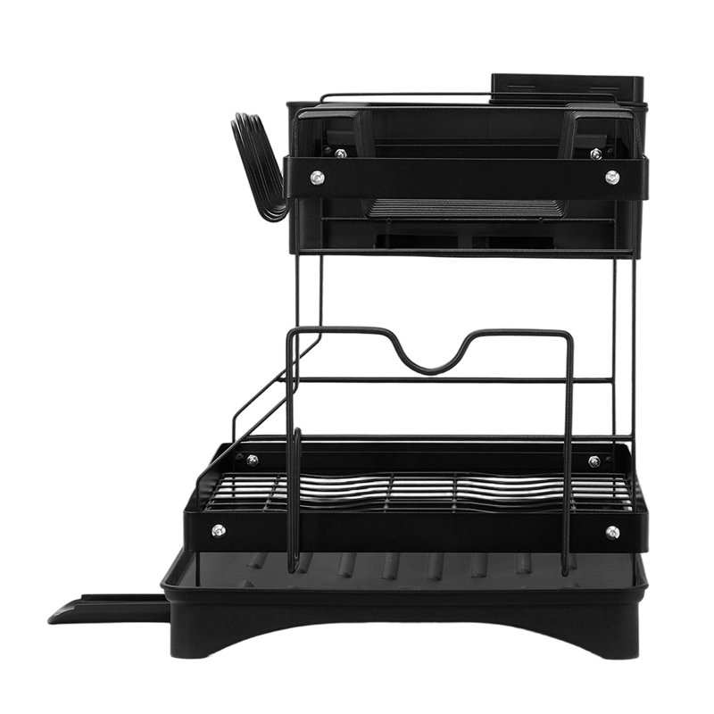 Steel Dish Rack, Black