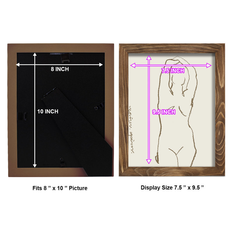 Toi et moi I, impression sur papier, H 15 po x l 12 po x P 1 po, Cadre noyer