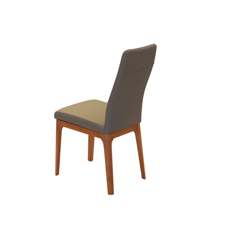 Chaise rembourrée en cuir (ensemble de 2)