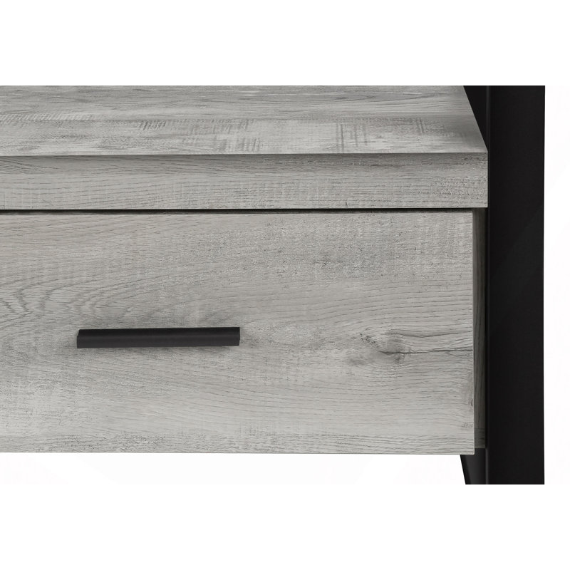 Meuble télé, console, meuble multimédia, tiroirs de rangement, salon, chambre à coucher, métal, Gris