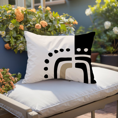 Sofi Minimalist Reversible Indoor/Outdoor Lumbar Pillow