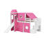 Lit mezzanine double avec tente et tour-340305651-340305661