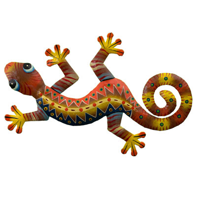 Gecko moyen peint