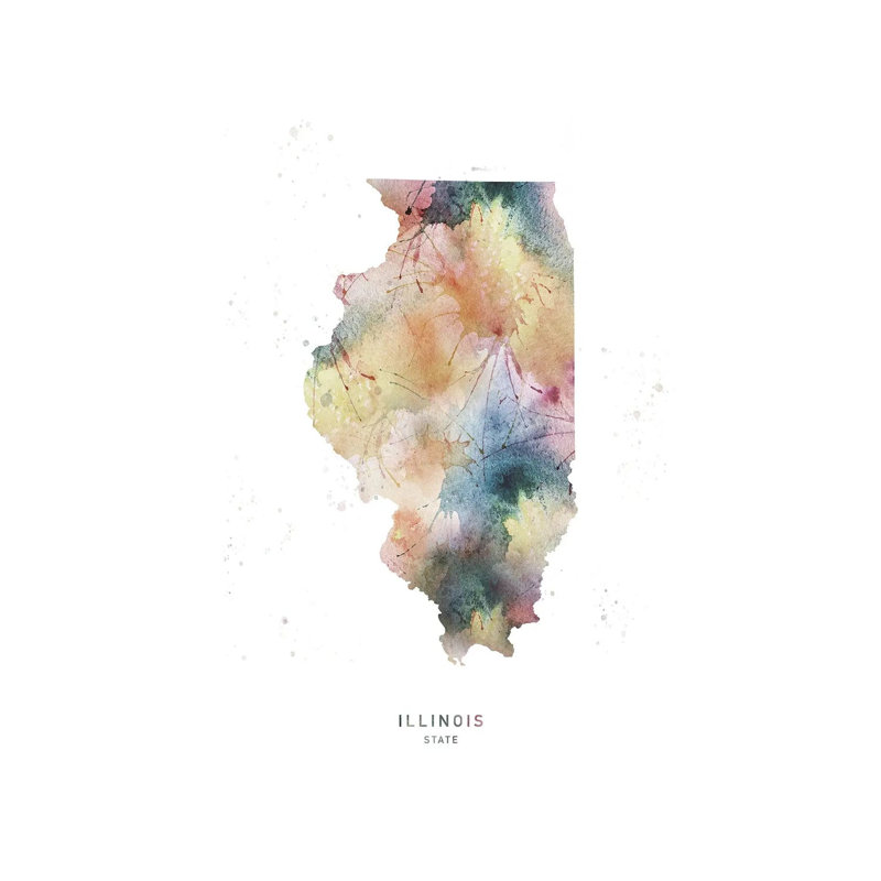 Illinois State - Wrapped Canvas Painting, 101.6 cm H x 66.04 cm W