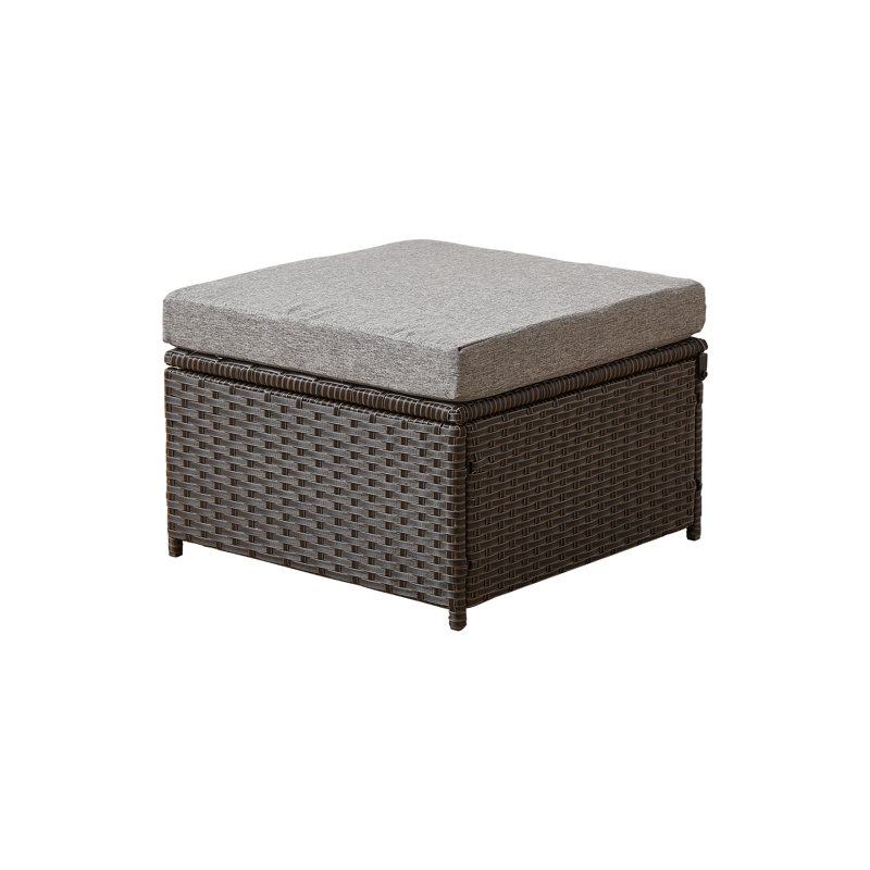 VanGogh 6 - Person Patio Conversation Set with Cushions, Brown/Gray