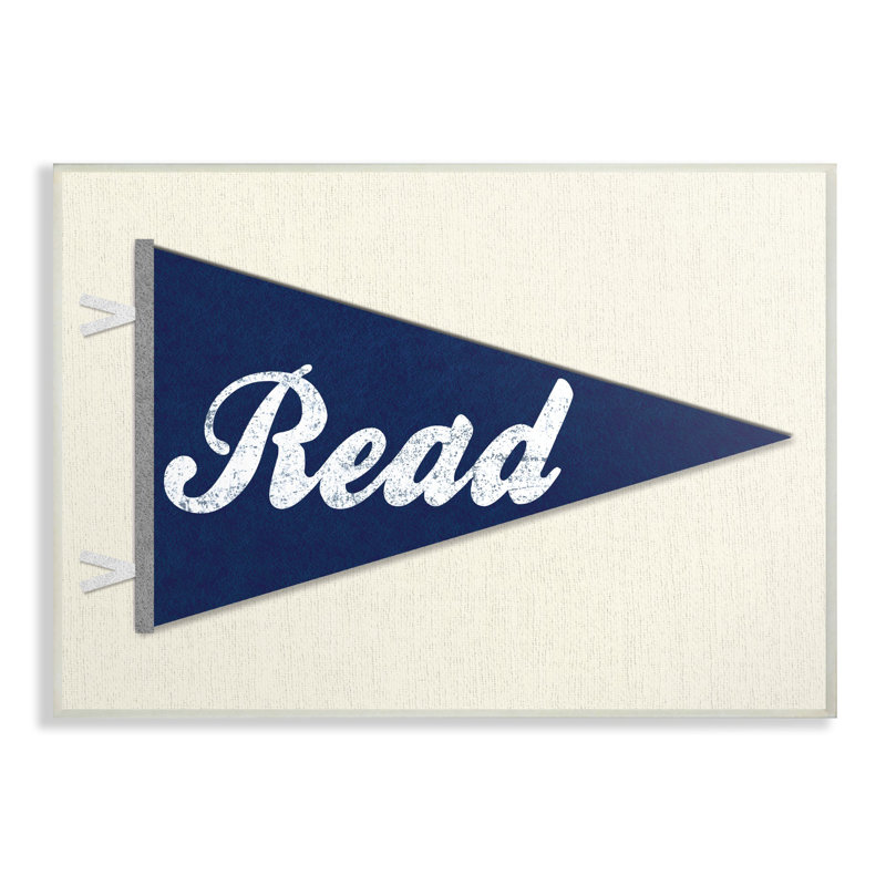 Plaque décorative en tissu read flamme Feagin, H 10 po x l 15 po x P 0,5 po