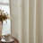 Light Filtering Semi-Sheer Faux-Linen Grommet Curtains 2 Panels Set-206557220-206557227