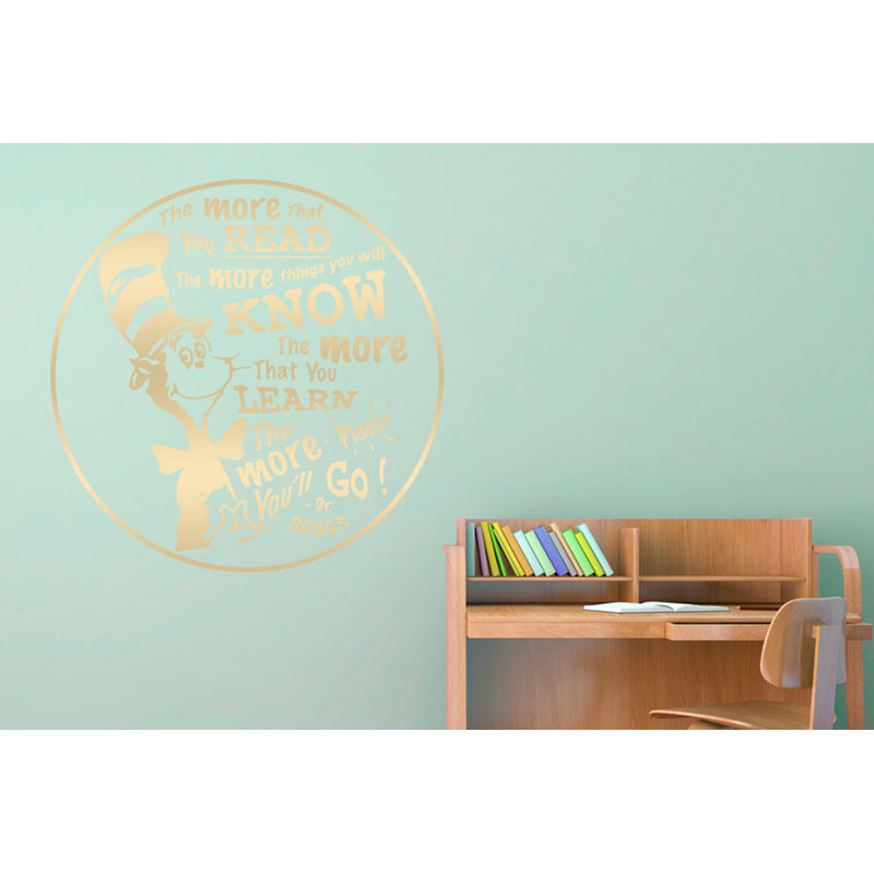 Non-Wall Damaging Wall Decal, Shiny Gold