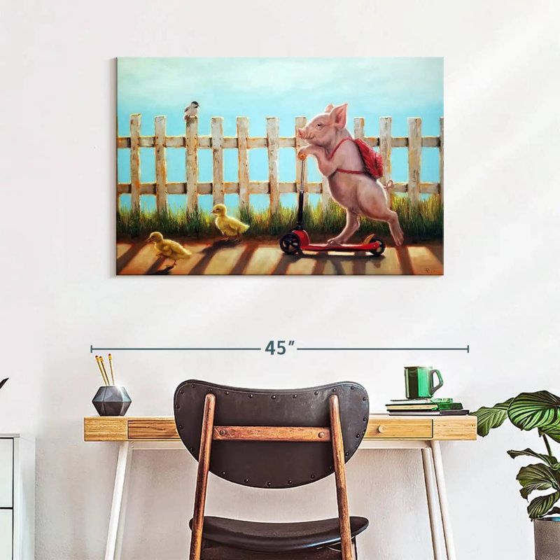 Summer Stroll, 26" H x 39" W