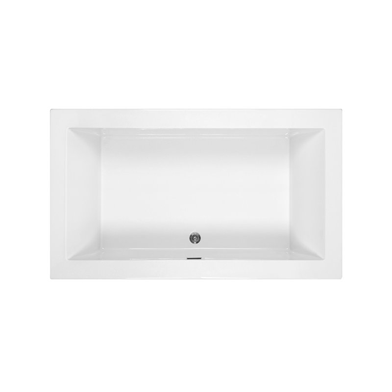 Andrea® 28 DoloMatte 66" x 30" Soaking Solid Surface Bathtub, Drop in