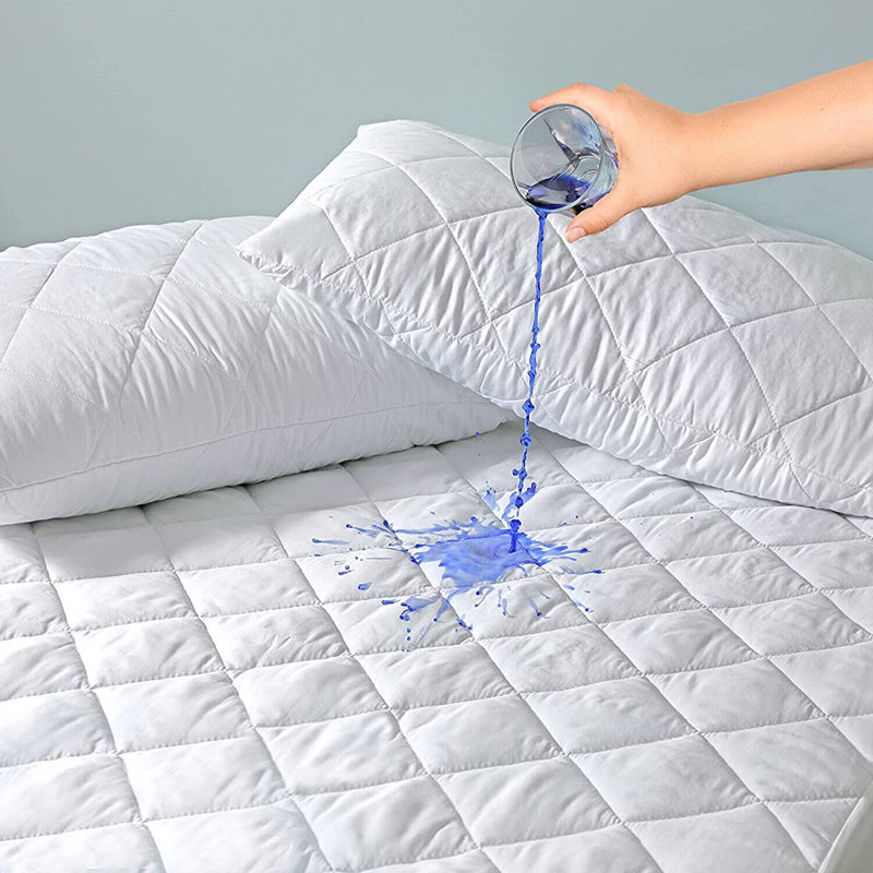 Anti-Allergy Hypoallergenic Quilted Mattress Protector, Kingsize (5')