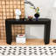 Console avec grand plateau et deux tiroirs-654905187