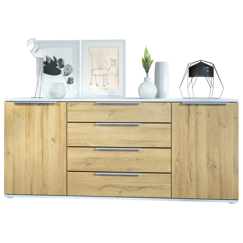 Adans 166.5cm Sideboard, Natural Oak