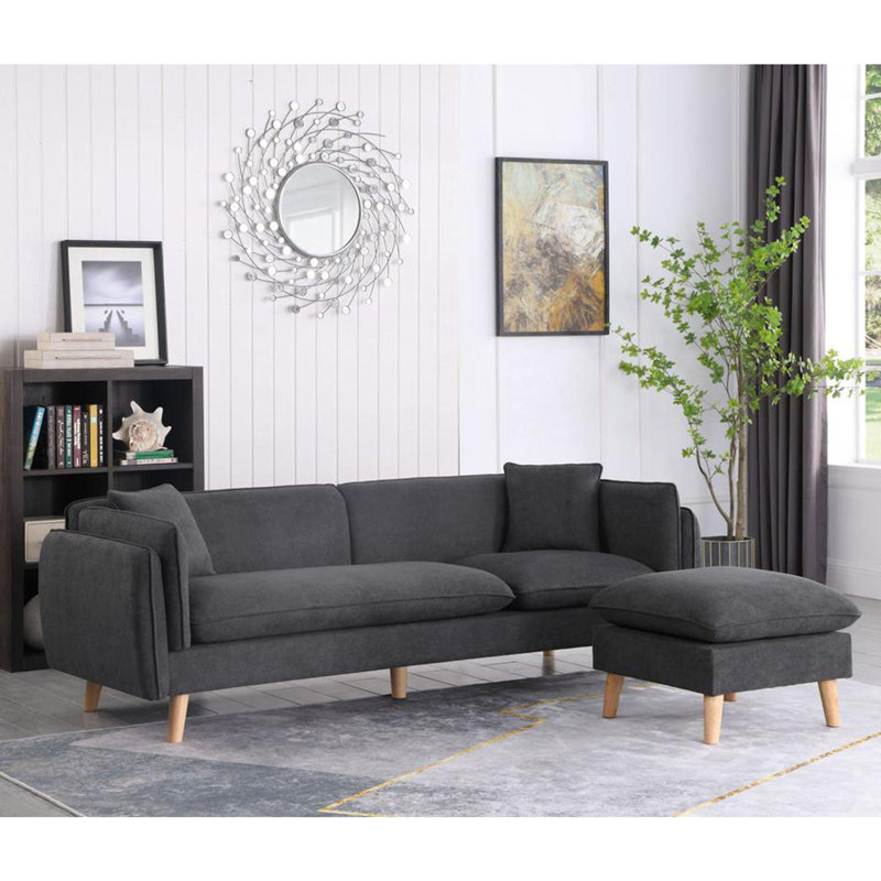 Fabric Sectional Sofa Chaise