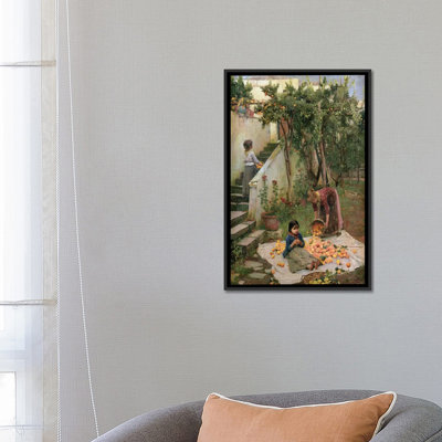 The Orange Gatherers by John William Waterhouse - Wrapped Canvas Gallery-Wrapped Canvas Giclée