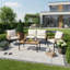 Wicker 4 - Person Garden Lounge Set-1163365963