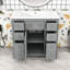 Meuble-lavabo autoportant moderne avec rangement réglable-2038442816