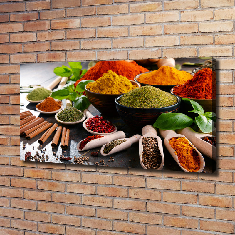 Colourful Spices - Wrapped Canvas Print