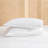 White Pillowcases, Pom Poms Fringe Pillowcases, Pure White Boho Chic Pillow Shams, Washed Microfiber 2 Pack Pillow Cover-123121715-123121716