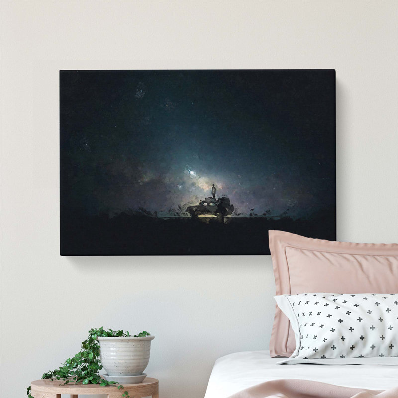 Stars Above Namibia In Abstract - Wrapped Canvas, 50cm H x 76cm W x 3cm D