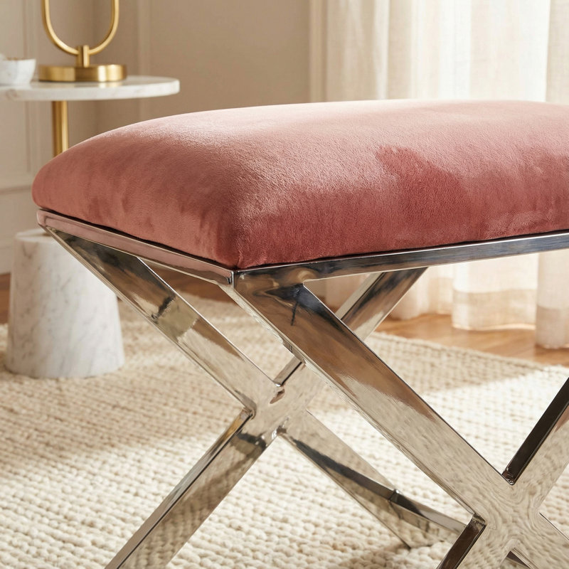 Repose-pieds Holley X, 23 po, rose rosé