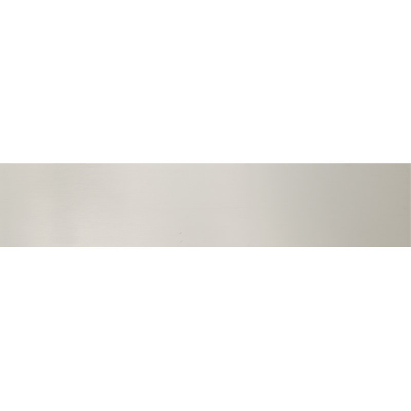 Adhesive Mount Kick Plate, Satin Nickel, 8" H x 34" W x 0.05" D