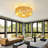 Barby 20'' Boho Caged Ceiling Fan with Rattan Shades, Light Kit And Remote Control