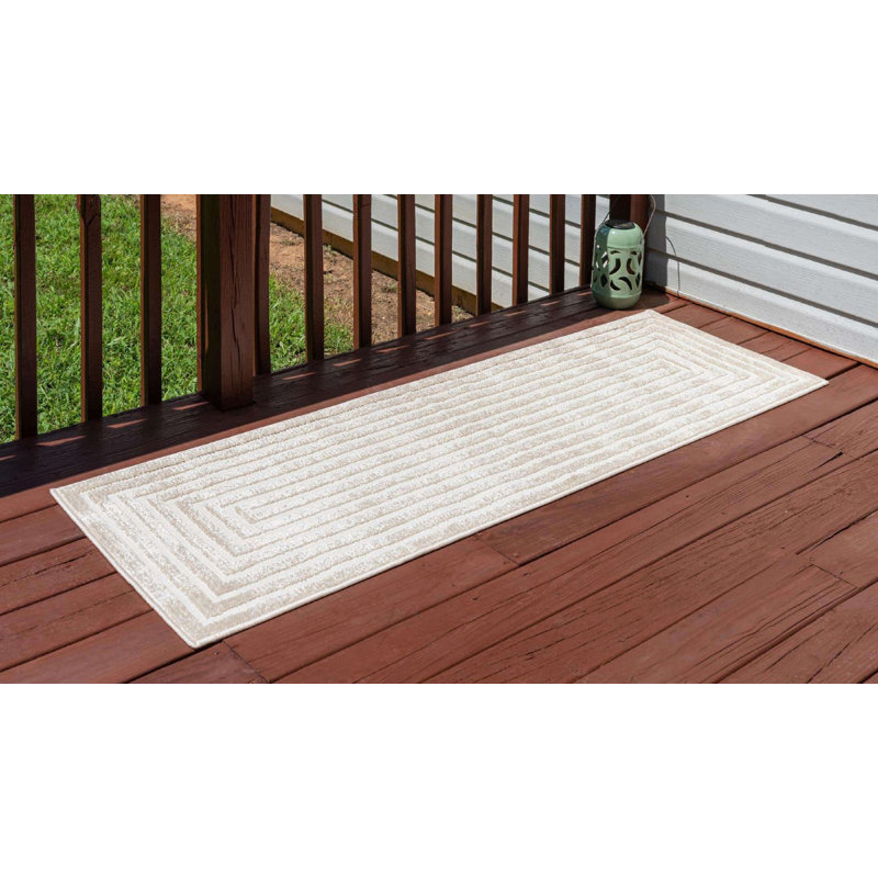 Tapis d'extérieur Prescott, Tapis de couloir 2 pi x 6 pi 1 po