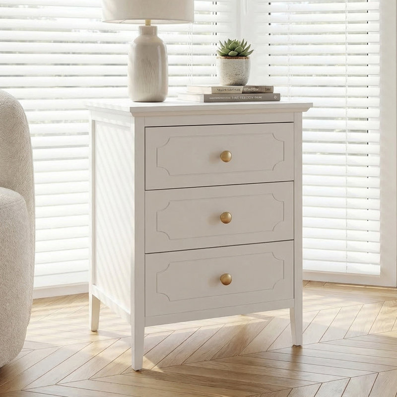 18.85'' W Nightstand, White