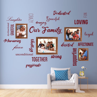 3880 Text & Numbers Non-Wall Damaging Wall Decal