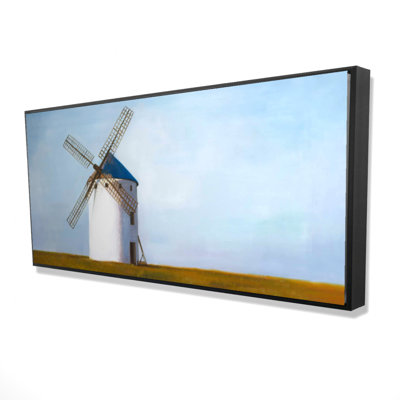 Big Windmill Print On Canvas