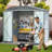 Outdoor Iron & Solid Wood Tool Storage Shed With Two Doors And Windows For Garden, Patio, Backyard-113358978