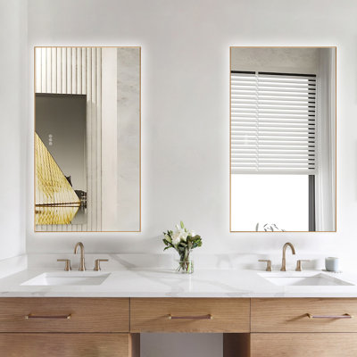 Miroir de meuble-lavabo rétro-éclairé à DEL