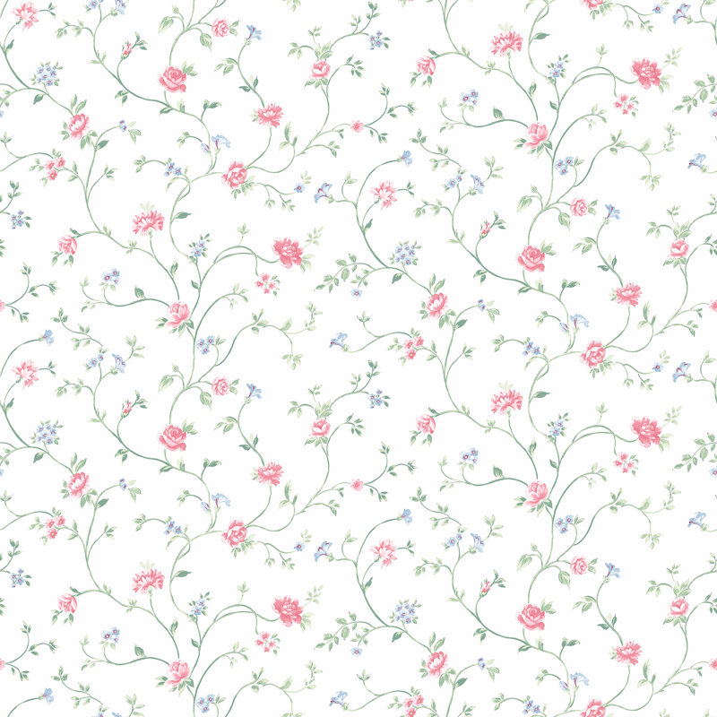 Pretty Prints Floral Trail Wallpaper Roll