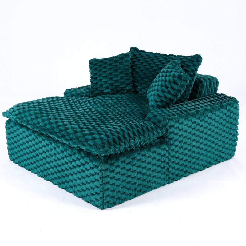 51 pouces pour de multiples cas de figure, avec dossier profilé, deux coussins, trois choix de couleurs, un cadre confortable avec une structure en éponge, un sommeil et un repos convenables,