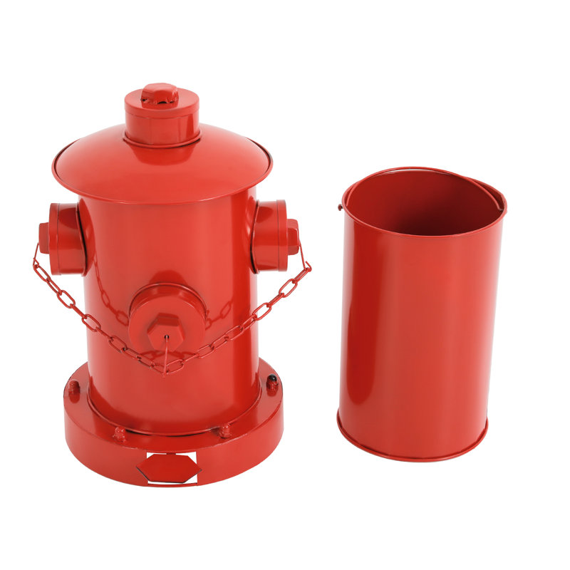 Poubelle à pédale rétro, Rouge