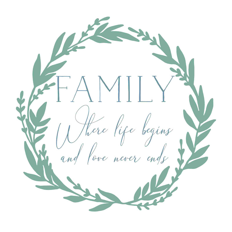 Family Life Begins 2, H 30 po x l 30 po