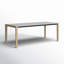 Barclay 81'' Stone Outdoor Dining Table-1629345619